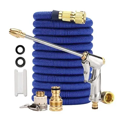 (100FT) High Pressure Wash Water Gun Garden Watering Hose