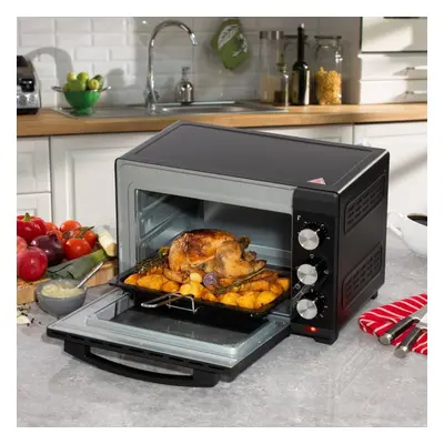 Daewoo 23L Electric Mini Oven 1300W Adjustable Temperature Control Space Saving 90Â°C - 230Â°C T