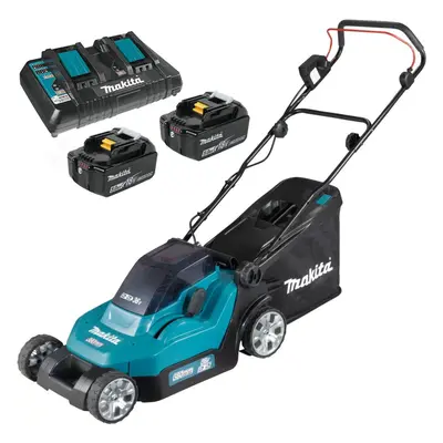 Makita DLM382 18v / 36v LXT Cordless Lithium Battery Lawn Mower x 5.0ah