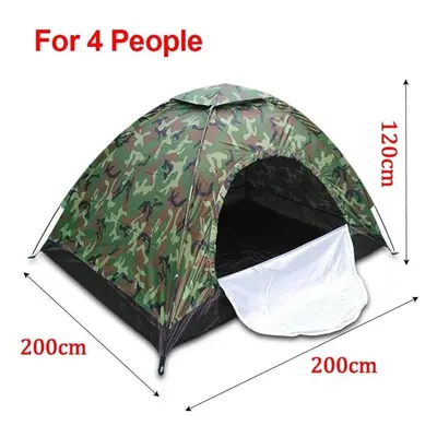 (camouflage, people tent) Outdoor Camping Tent For Camp Bed Waterproof Anti-uv Tent Outdoor Port