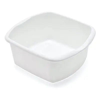 Addis 8L Small Washing Up Bowl Basin Rectangular Scratch & Heat Resistant, White