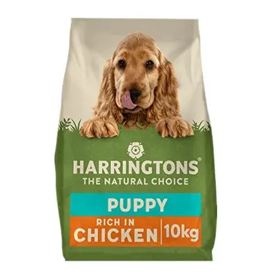 Harringtons Complete Dry Puppy Food Chicken & Rice 10kg - Made with All Natural Ingredients