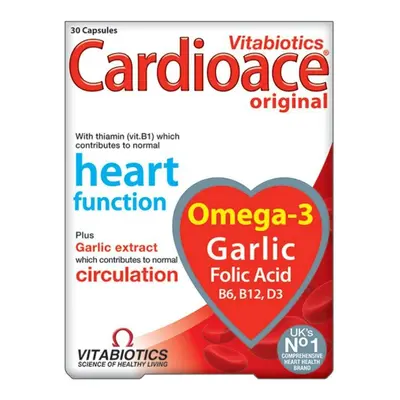 Vitabiotics Original Cardioace Tablets Comprehensive Cardiovascular Support Formula 30's