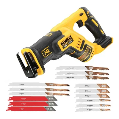 Dewalt DCS367N 18v XR Compact Brushless Reciprocating Saw Bare + Blades