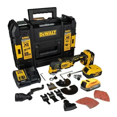 Dewalt DCS356P2 18v XR Brushless Multi Tool +35 Accs +Tstak 2x5ah +1x Powerstack