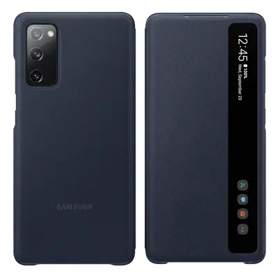 Case for Samsung Galaxy S20 FE Clear View Touch Window Original - dark blue