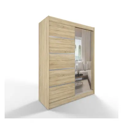 (Full Sonoma) Easy Sliding Door Wardrobe 150cm Fast Delivery