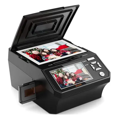 22MP Photo Film & Slide Scanner with 5'' Screen, 35mm/135/110/NameCard