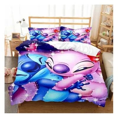 (Style 08, Double) Stitch Single Double King Duvet Cover Cartoon