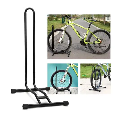 homelikesport Bike Stand Steel Bike Floor Stand Upright Bike Storage Space Saver Suitable for Mo