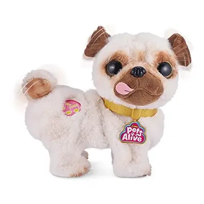 Pets Alive Poppy The Booty Shakin? Pug ? Interactive Dancing Plush Puppy by ZURU