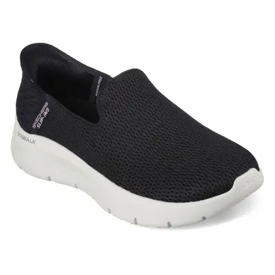 Skechers Women's Hands Free Slip-Ins Go Walk Flex-Relish Sneaker Black/White Wide