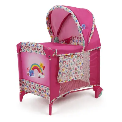 Baby Alive: Deluxe Doll Play Yard - Pink & Rainbow - Fits Dolls Up to 18"" Retractable Canopy Ea