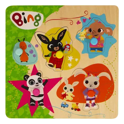 Bing Wooden Pick and Place Puzzle, Multi