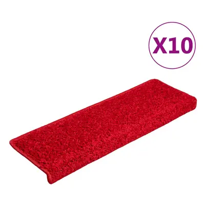 (red, x x cm/ pcs) vidaXL Carpet Stair Treads Decorative Stair Step Protector Rug Stair Mats