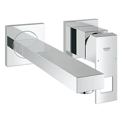 Grohe Eurocube 2-Hole Washbasin Tap Fitting, Wall-Mounted