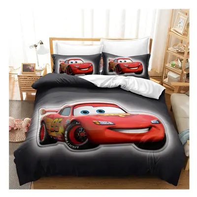 (Style 02, King (87''*94'')/3PCS) Cars Print Bedding Single Double King Duvet Cover