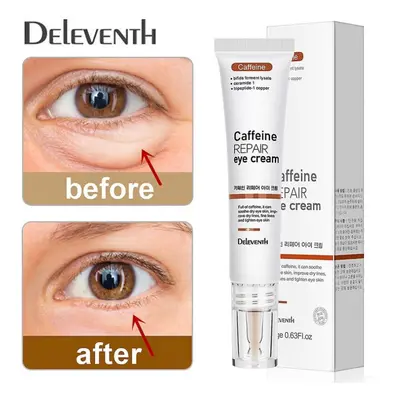 Caffeine Anti- Eye Cream Remove Anti Pufss Eye Bags Rep Serum Pep Firm Skin Care