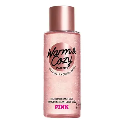 Victoria'S Secret Pink New! Warm & Cozy Shimmer Body Mist 250Ml