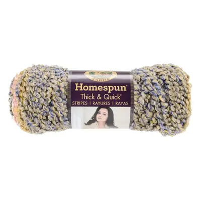 Lion Brand Yarn Homespun Thick and Quick Yarn Praline Stripes 30.48x10.16x10.16 cm