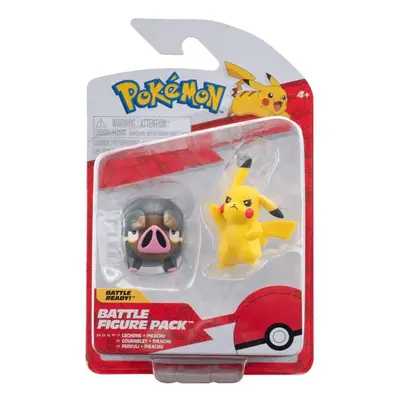 Pok?mon Pikachu & Ferkuli Battle Mini Figures Set cm from The Battle Figure Pack