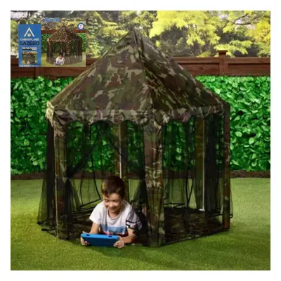 Kids Camouflage Gazebo Perfect Playhouse Hideaway In The Sun