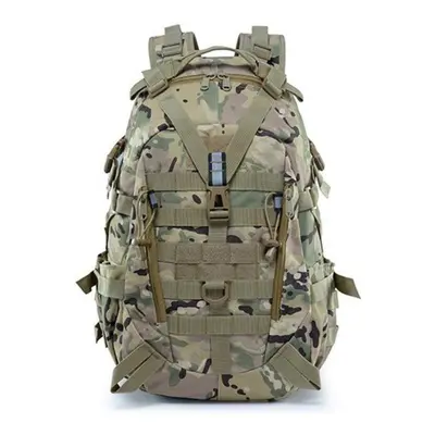 (tan) Large Camping Backpack Military Men Travel Bags Tactical Molle Climbing Rucksack Outdoor S