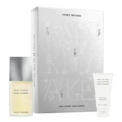 Issey Miyake L'Eau D'Issey Pour Homme Gift Set 75ml EDT Spray + 50ml Shower Gel