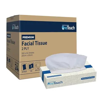 OneTouch Facial Tissue Tissue Boxes 2ply Soft Tissues for Everyday Use Gentle on Your Skin (3)