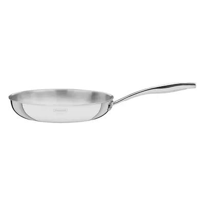 (20 cm, Silver) Grano frying pan stainless steel for induction, electric, gas and ceramic glass 