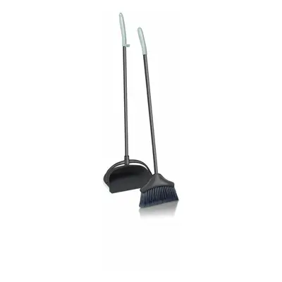 ADDIS Folding Handled Dustpan Set in Graphite