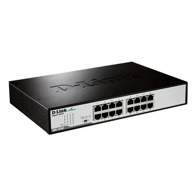 D-Link DGS-1016D/E Unmanaged Black,Metallic network switch