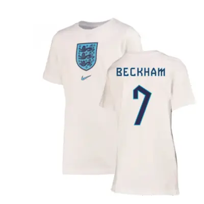 (XSB) England Crest Tee (White) - Kids (Beckham 7)