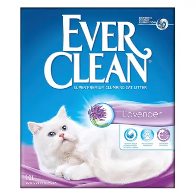 (Lavender) Ever Clean Clumping Cat Litter Scented for Long-lasting freshness, Maximum Odour Elim