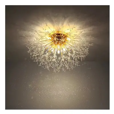 Ceiling Light Dandelion 6-Light Chandelier Bedroom Living Room Deco