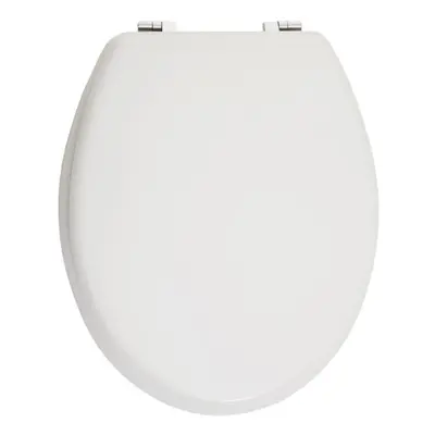 Premier Housewares Matt White Toilet Seat