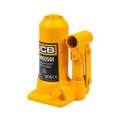 JCB 3.5 Tonne Heavy-Duty Automotive Hydraulic Bottle Jack, 372mm Maximum Lift