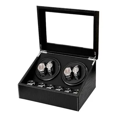 Automatic Watch Winder Box UK Plug With Winders & Storage Spaces