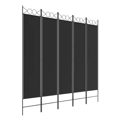 (Black, x cm) vidaXL 6-Panel Room Divider Fabric Privacy Screen Paravent Multi Colours/Sizes