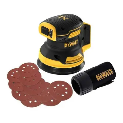 Dewalt DCW210N Cordless Brushless 18v XR Random Orbital Sander 125mm + Sheets