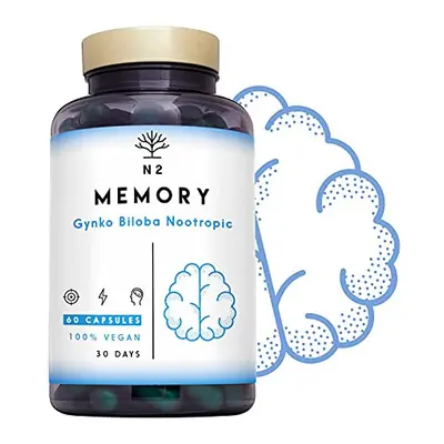 Nootropics Cognitive Enhancer Brain Booster. Coffee, Ginko Biloba, Bacopa, Vitamins. Nootropic S