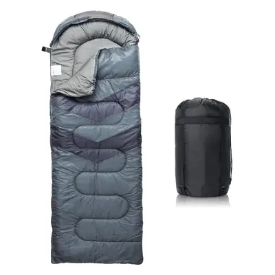 (Single, Grey Everyday Season 10-25Â°C) Sleeping Bags for Adults and Kids - Cold Weather and War