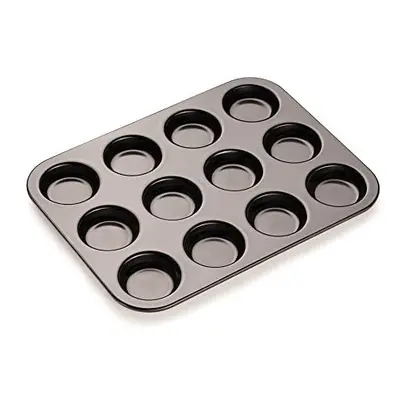 Toughened Shallow Bun Tray Bun Tins for Baking Non Stick Easy Use Baking Tin for Cupcakes Jam Ta