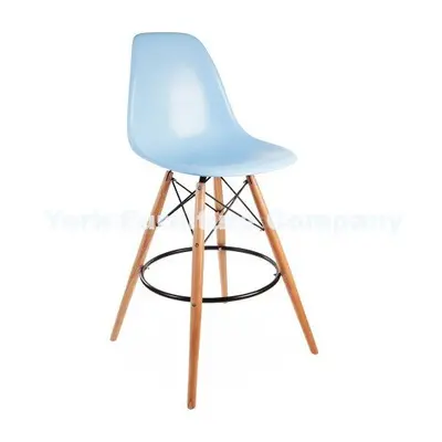 (LIGHT BLUE ) Classic Design Eiffel Tower Inspired Bar stool