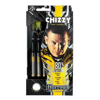 (Black, 26g) Harrows Dave Chisnall Chizzy 80% Tungsten Darts