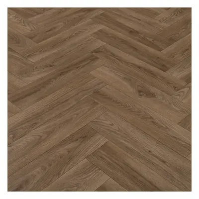 (Dark Brown, 1m(3'3") X 2m(6'6")-2mÂ²) Wood Effect Lino Flooring Sheet Vinyl Flooring for Kitche