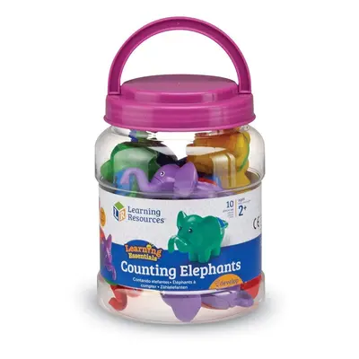 Learning Resources Counting Elephants, Set of 10,Multi-color