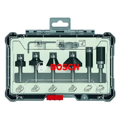 Bosch Trim And Edging 1/4 Inch Shank Router Bit Set - Piece