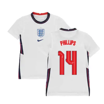 (MB) England Home Nike Football Shirt (Kids) (Phillips 14)