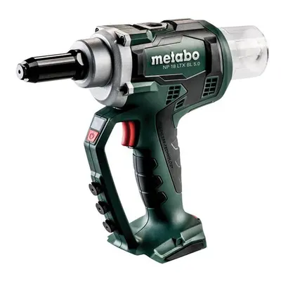 Metabo NP LTX BL 5.0 Brushless Rivet Gun + metaBOX 18V Bare Unit